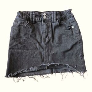 Black Denim Skirt girls art class size large